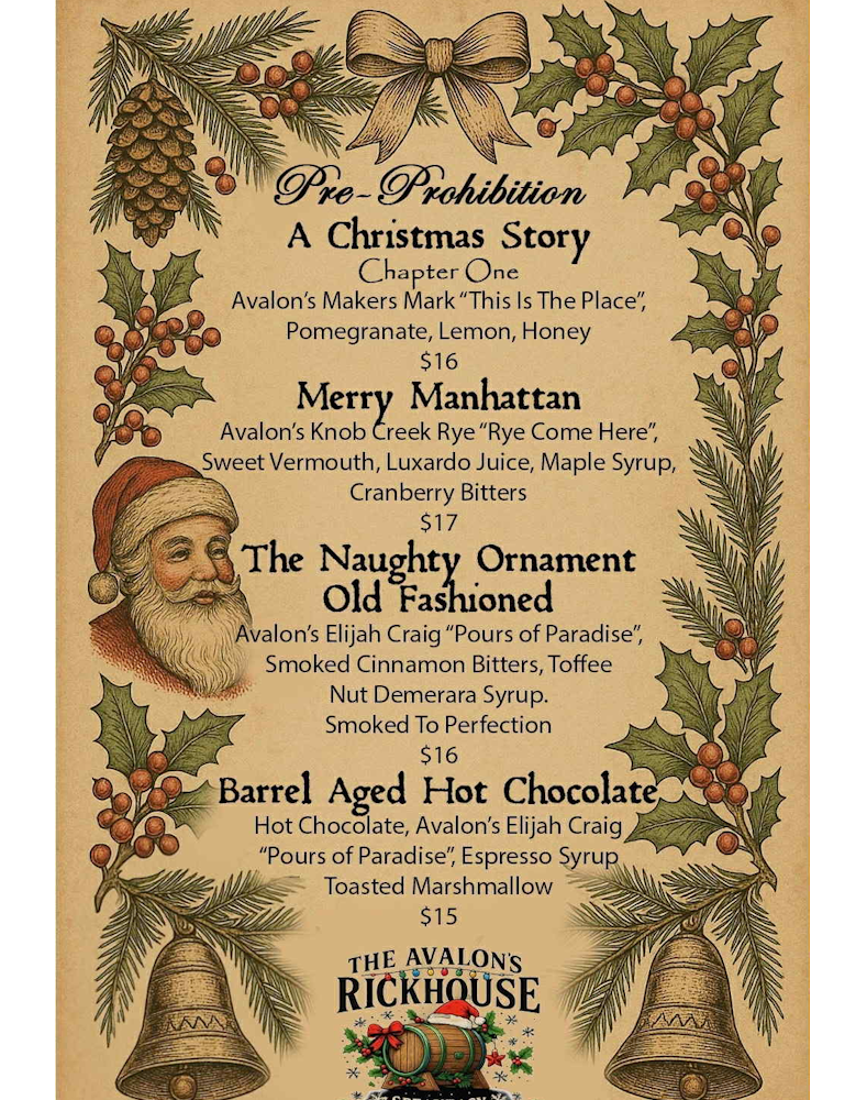 Avalon Ale House Rickhouse Speakeasy Speak Easy Whiskey Bar Hanover PA 17331 Florida Inspired Bar and Restaurant Nightlife Live Music