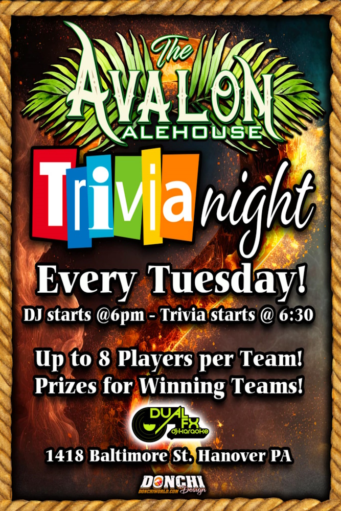 Avalon Ale House Rickhouse Speakeasy Speak Easy Whiskey Bar Hanover PA 17331 Florida Inspired Bar and Restaurant Nightlife Live Music