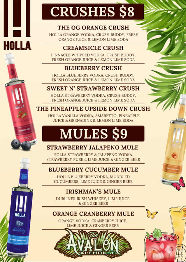 Avalon Ale House Rickhouse Speakeasy Speak Easy Whiskey Bar Hanover PA 17331 Florida Inspired Bar and Restaurant Nightlife Live Music